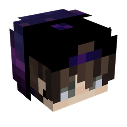 Black skin: head render