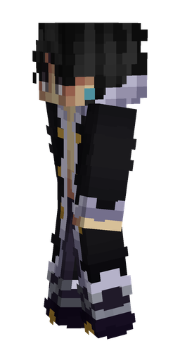 Black skin: body, left side render