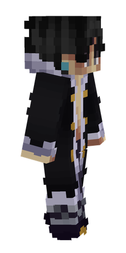 Black skin: body, right side render