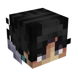 Black skin: head render
