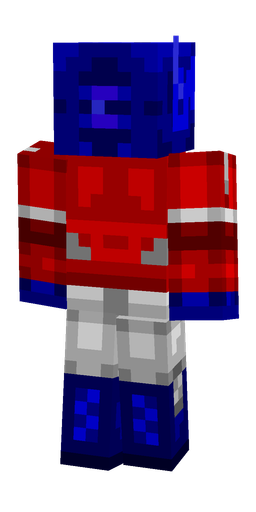 Blue skin: body, back render