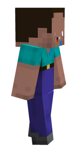 Black skin: body, right side render