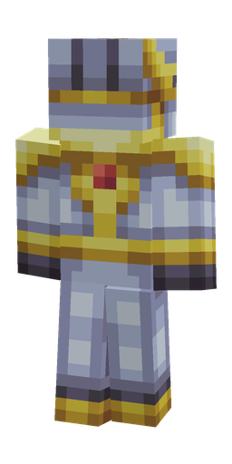 Blue skin: body, back render