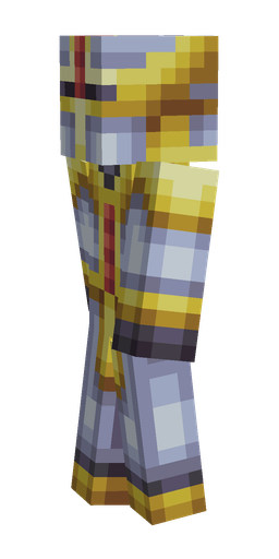 Blue skin: body, left side render