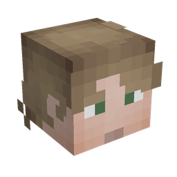 Black skin: head render
