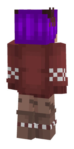 Orange skin: body, back render