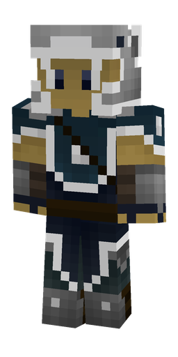 Black skin: body, front render