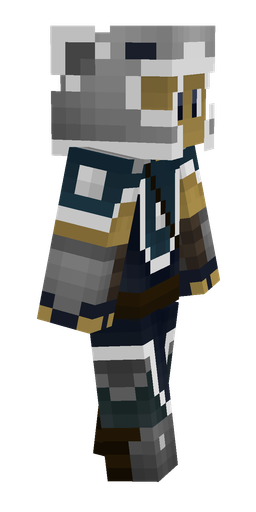 Black skin: body, right side render