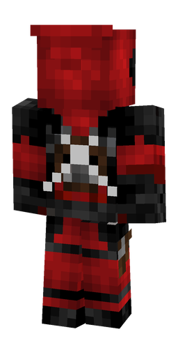 Black skin: body, back render