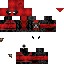 Black skin: raw texture render