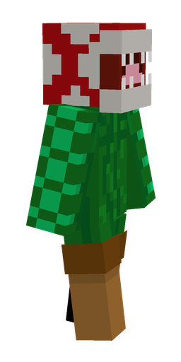 Brown skin: body, right side render