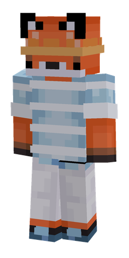 Blue skin: body, front render