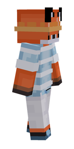 Blue skin: body, right side render