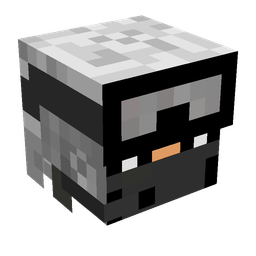 Black skin: head render