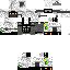 Black skin: raw texture render