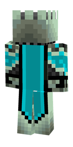 Black skin: body, back render
