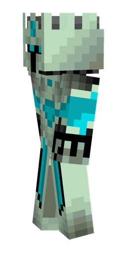 Black skin: body, left side render