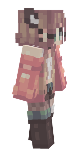 Black skin: body, right side render