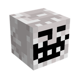 Black skin: head render