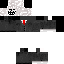 Black skin: raw texture render