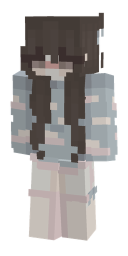Black skin: body, front render