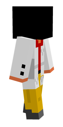 Black skin: body, right side render