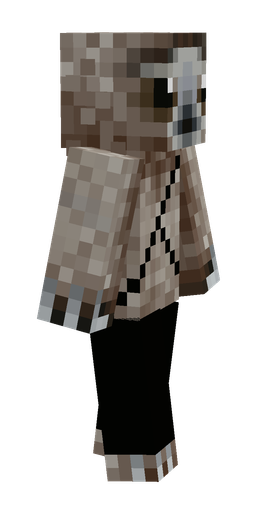 Black skin: body, right side render