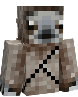Black skin: bust render