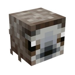 Black skin: head render