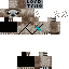 Black skin: raw texture render