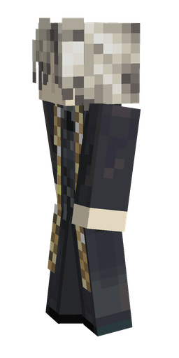 Black skin: body, left side render