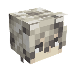 Black skin: head render