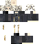 Black skin: raw texture render