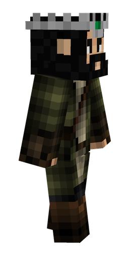 Black skin: body, right side render