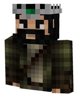 Black skin: bust render