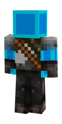 Black skin: body, back render
