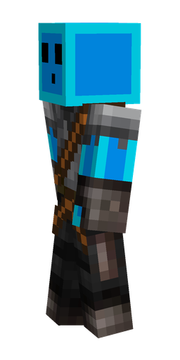 Black skin: body, left side render