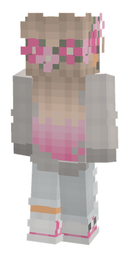 Orange skin: body, back render