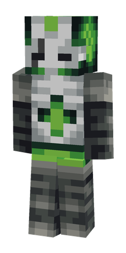 Black skin: body, front render