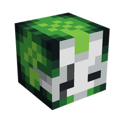 Black skin: head render