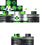Black skin: raw texture render