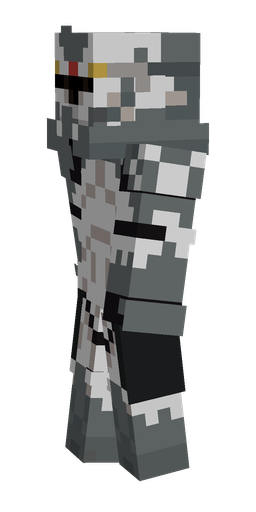 Black skin: body, left side render