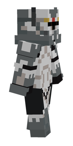Black skin: body, right side render