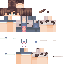 Classic skin: raw texture render