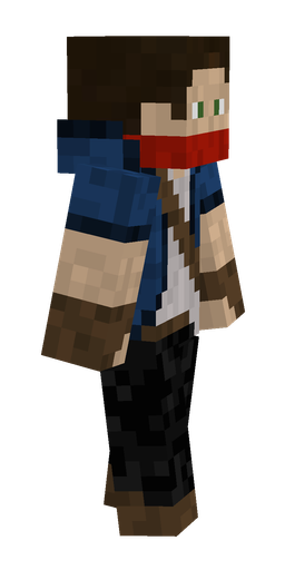 Black skin: body, right side render