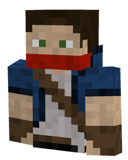 Black skin: bust render