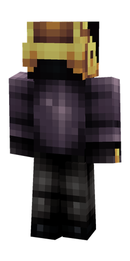Black skin: body, back render