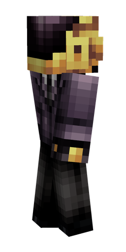 Black skin: body, left side render