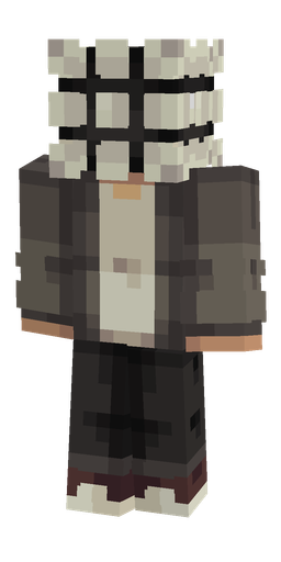 Black skin: body, front render