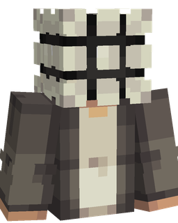Black skin: bust render